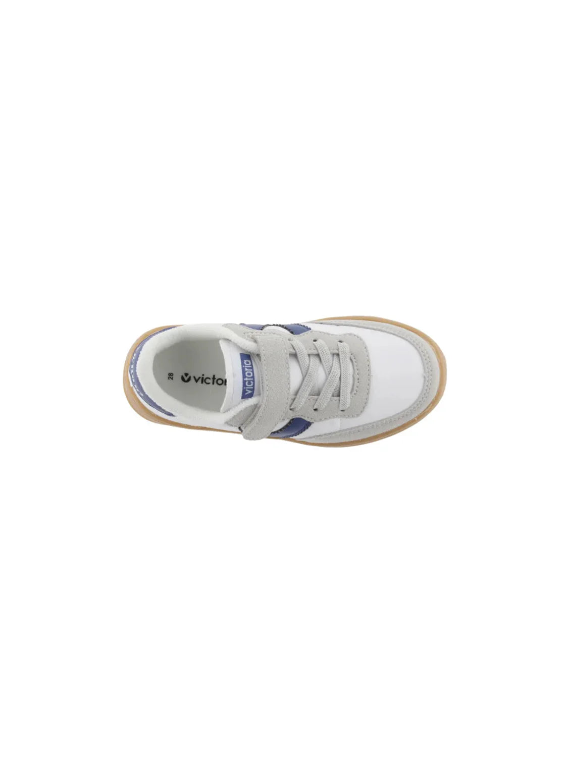 Zapatilla Victoria Oslo Blanco-Azul | Bicos de Fío