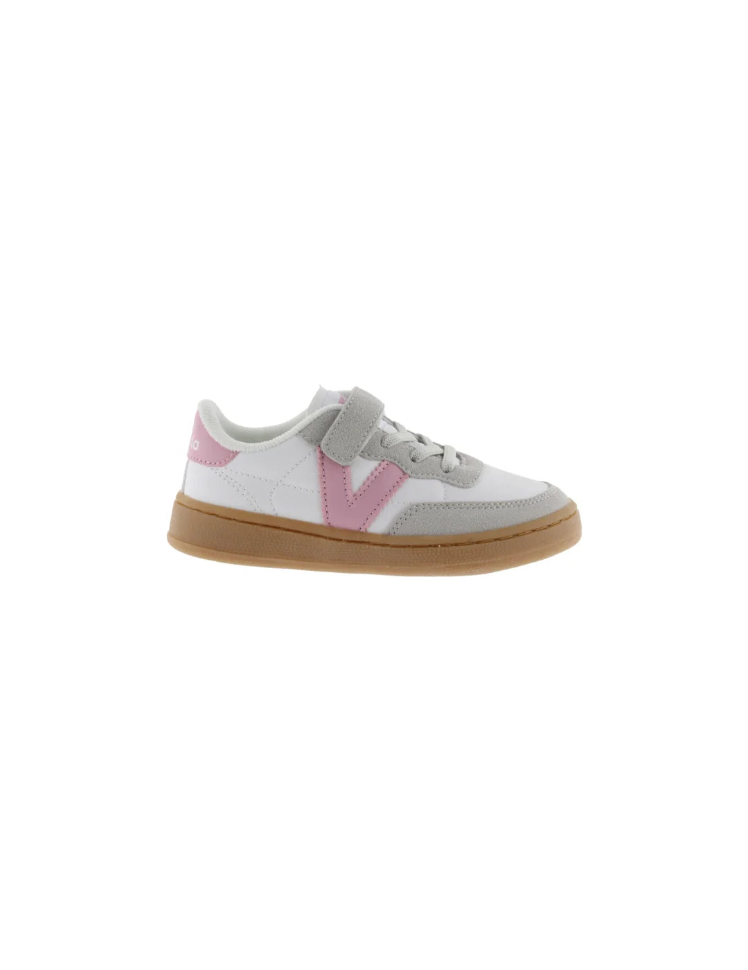 Zapatilla Victoria Oslo Blanco-Rosa | Bicos de Fío