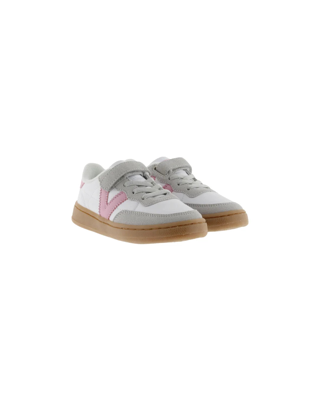 Zapatilla Victoria Oslo Blanco-Rosa | Bicos de Fío