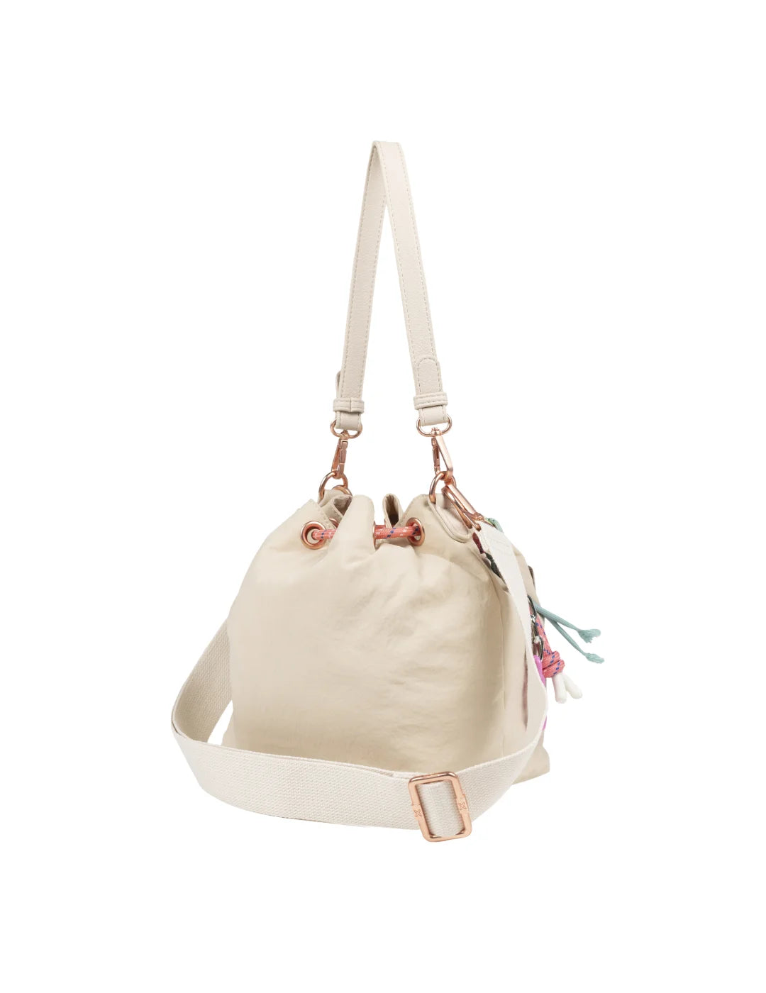Bolso Bucket Munich Deep Recycled Crema | Bicos de Fío