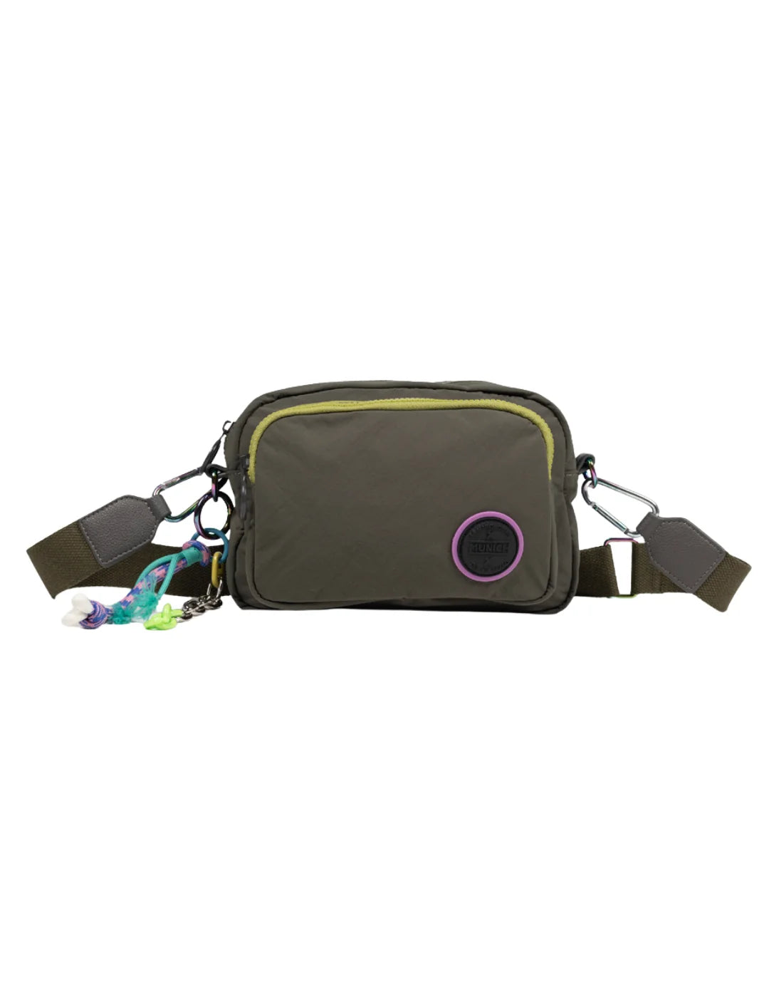 Bolso Bandolera Munich Deep Recycled Khaki | Bicos de Fío
