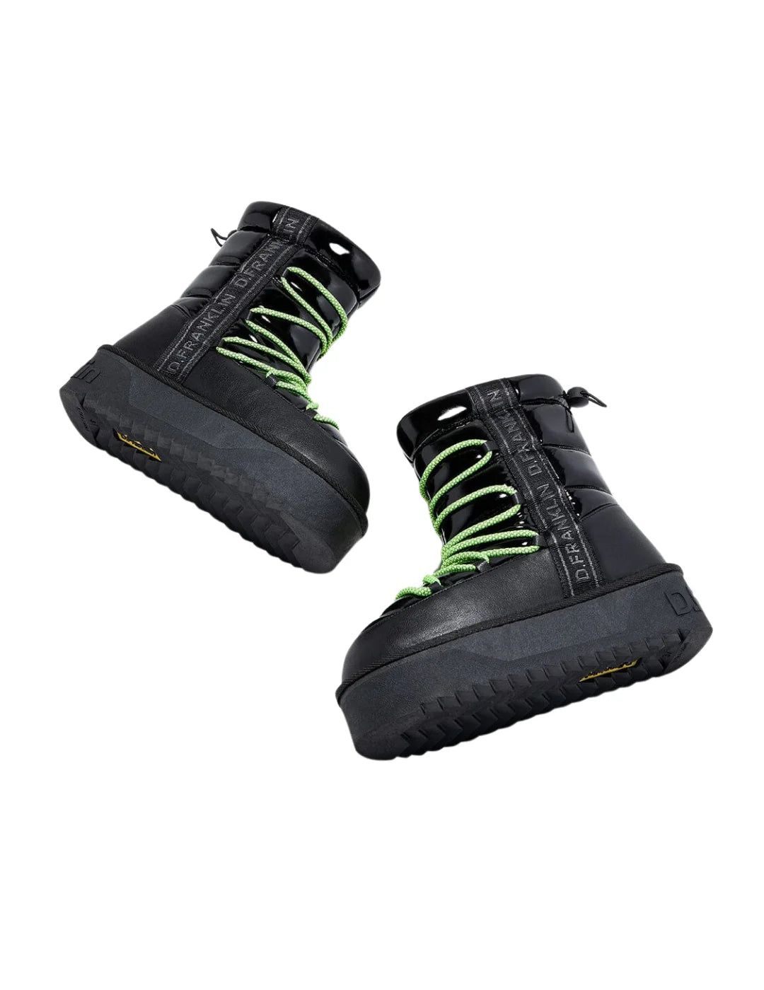 Botas D.Franklin Nordic V2 Shiny Bomb Negro | Bicos de Fío