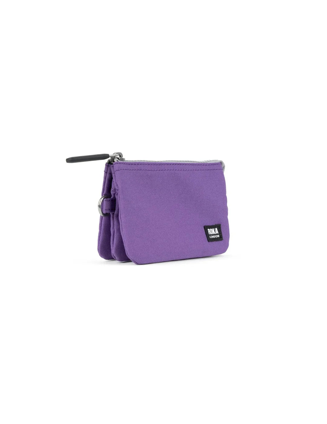 Cartera Roka Carnaby Small Black Label Imperial Purple | Bicos de Fío