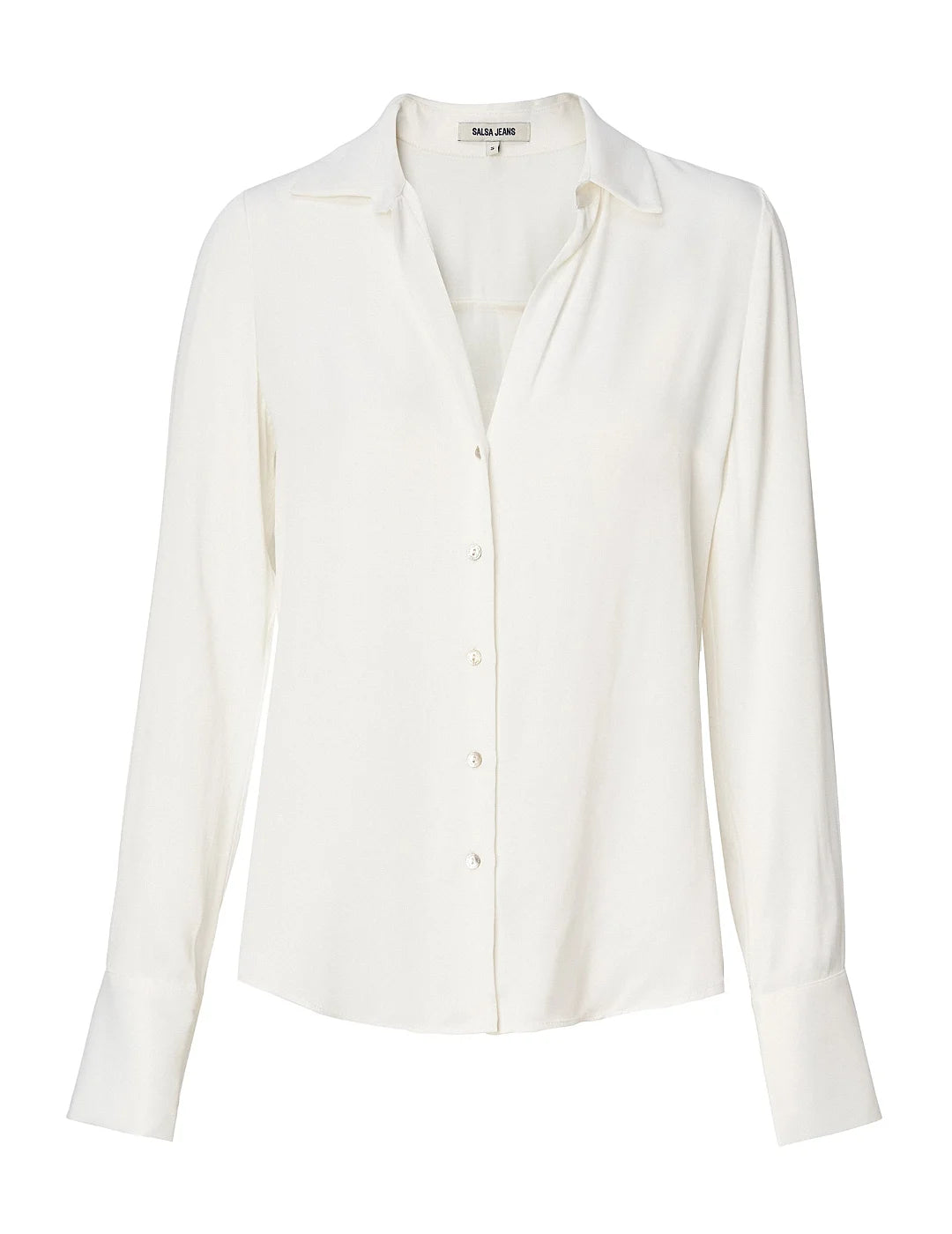 Camisa Satinada Mujer Salsa Blanco | Bicos de Fío