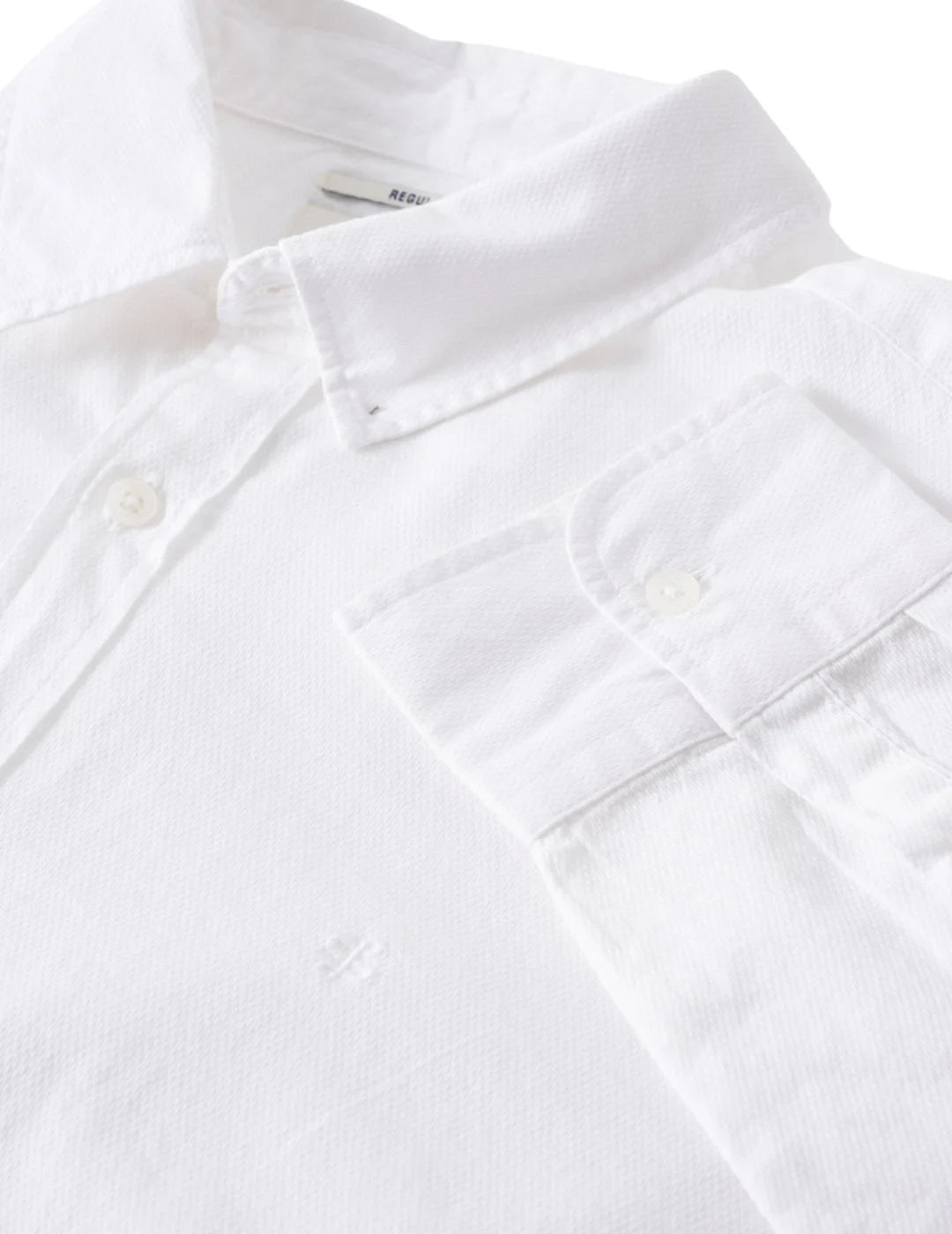 Camisa Blanca Manga Larga Lisa Salsa | Bicos de Fío