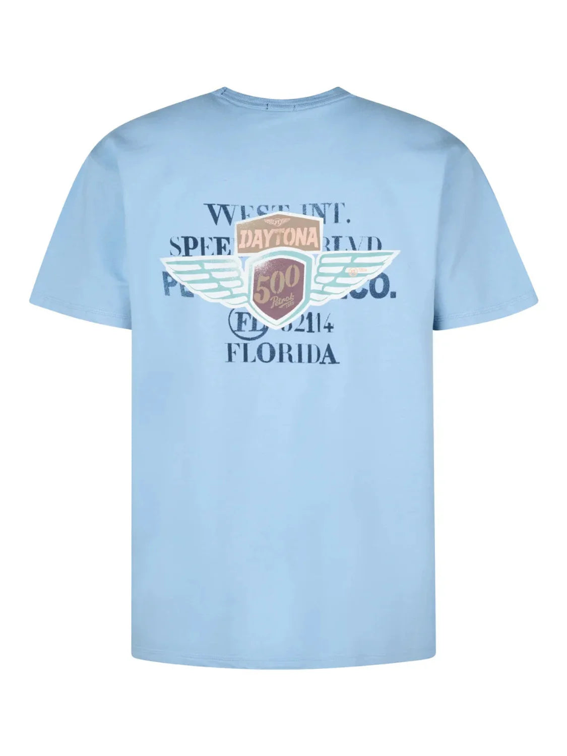 Camiseta Petrol Industries Daytona Azul | Bicos de Fío