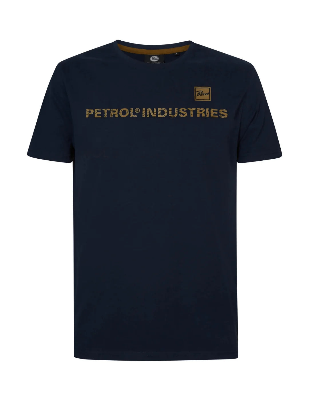 Camiseta Azul Marino Manga Corta Petrol Industries | Bicos de Fío