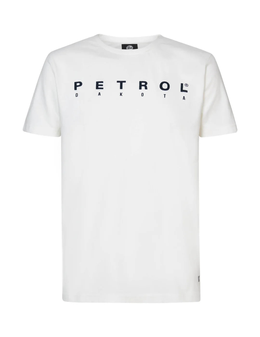 Camiseta Blanca Manga Corta Petrol Industries | Bicos de Fío