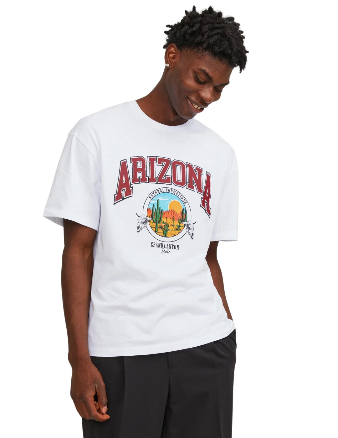 Camiseta Jack And Jones Arizona Blanco | Bicos de Fío