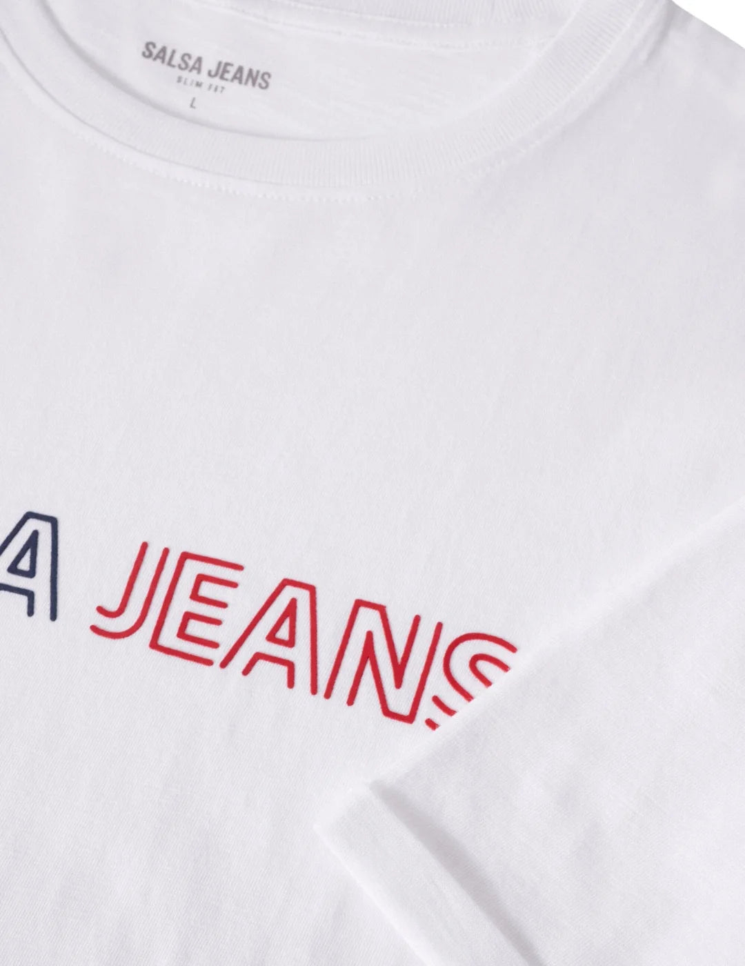 Camiseta Manga Corta Blanca Salsa | Bicos de Fío