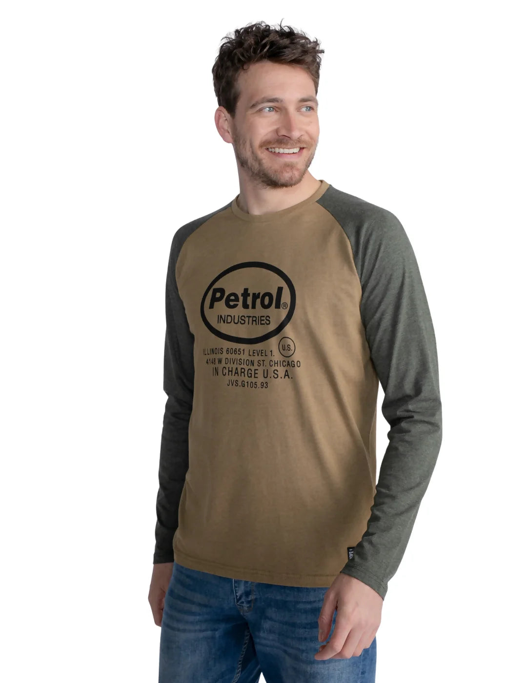 Camiseta Manga Larga Petrol Ind. Verde | Bicos de Fío