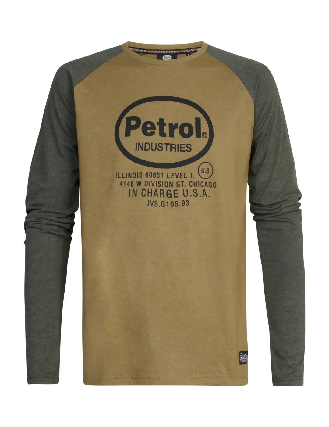 Camiseta Manga Larga Petrol Ind. Verde | Bicos de Fío