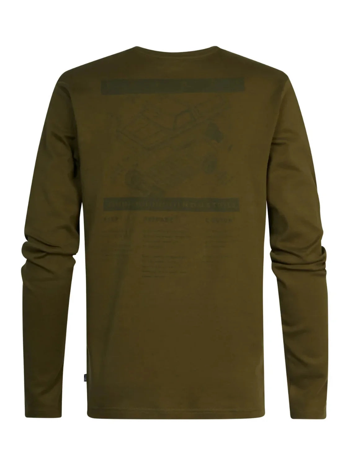 Camiseta Manga Larga Petrol Ind. Verde Oscuro | Bicos de Fío