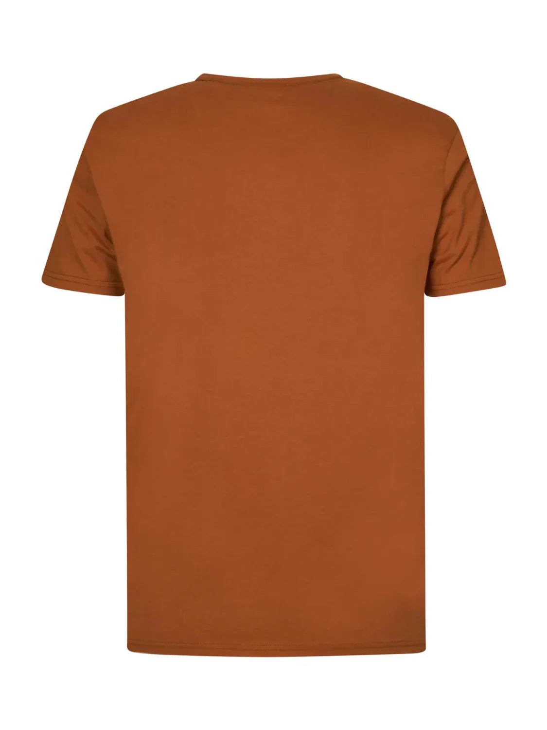 Camiseta Marrón Manga Corta Print Petrol Industries | Bicos de Fío
