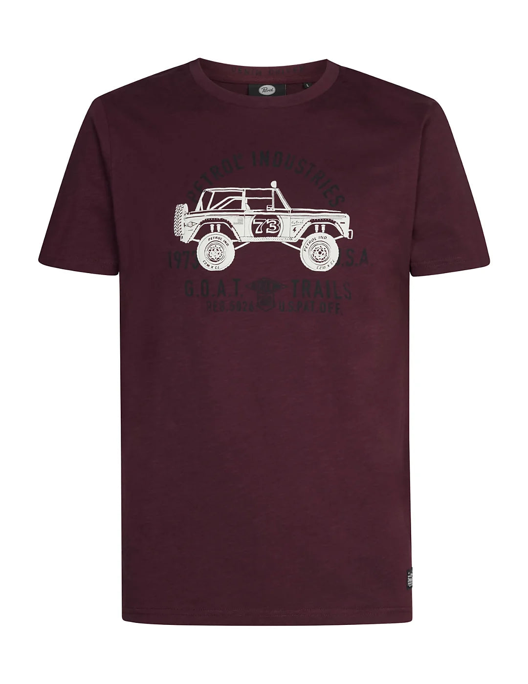 Camiseta Hombre Coche Petrol Ind. Morado | Bicos de Fío