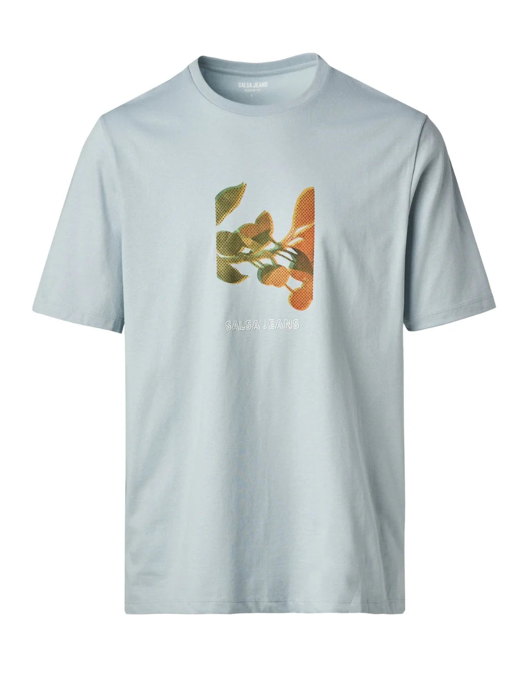 Camiseta Manga Corta Azul Salsa | Bicos de Fío
