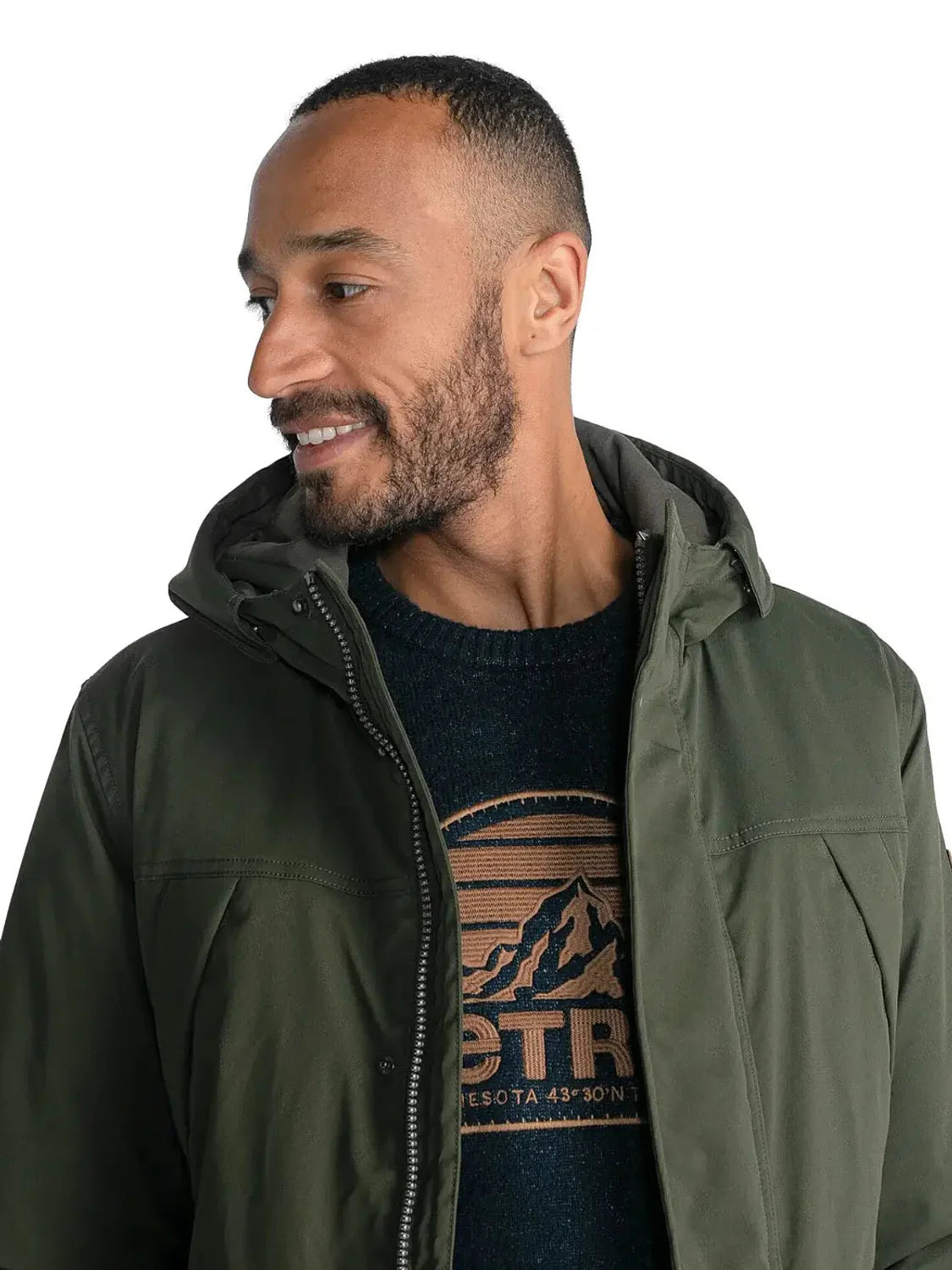 Parka Con Capucha Petrol Industries Verde | Bicos de Fío