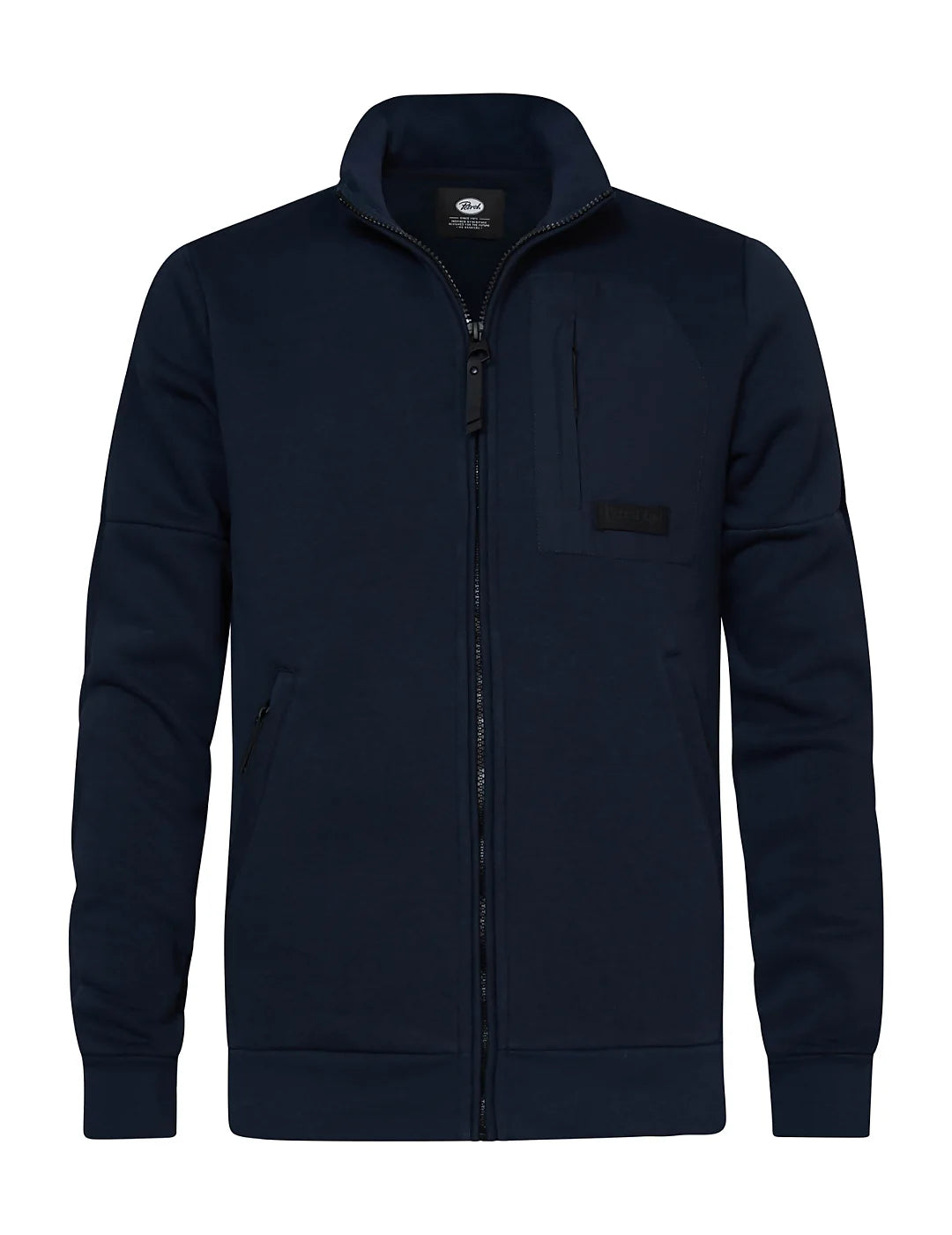 Chaqueta Cremallera Petrol Ind. Azul Marino | Bicos de Fío