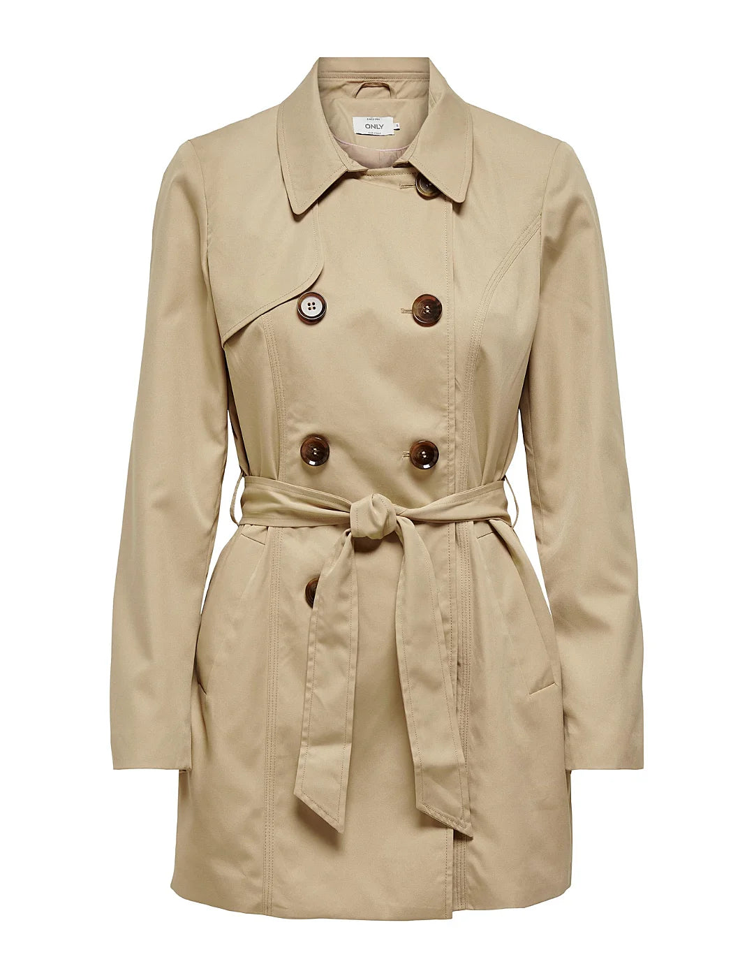 Gabardina Mujer Only Onlvaleria Beige | Bicos de Fío