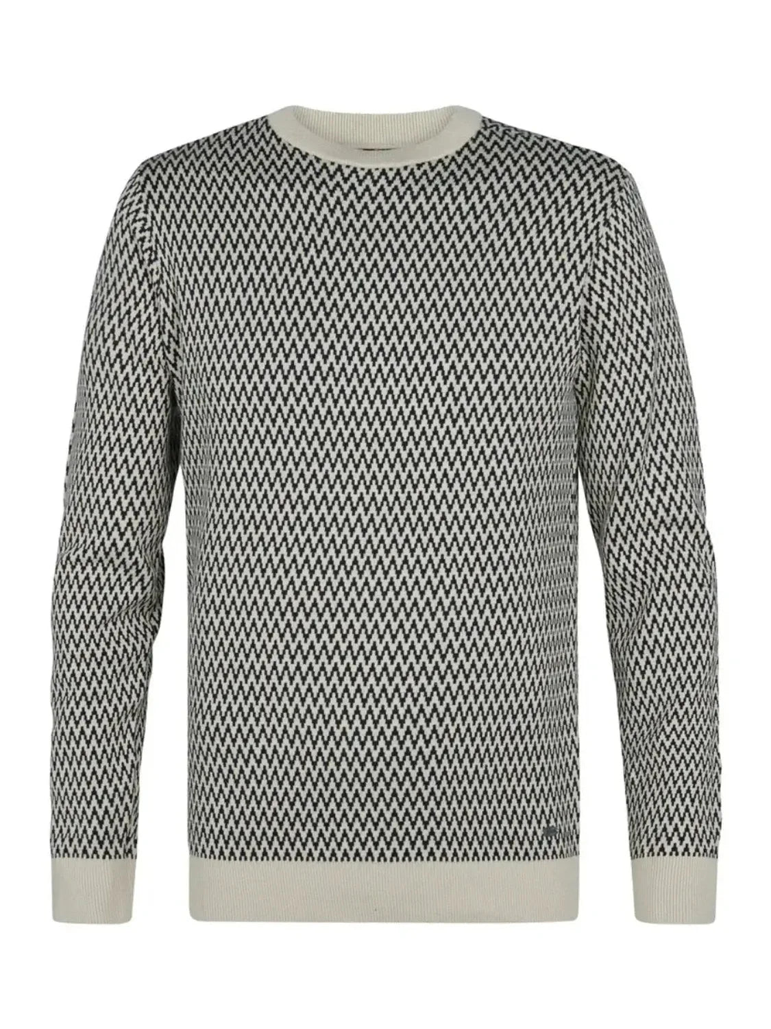 Jersey Jacquard Petrol Industries Juneau Crudo | Bicos de Fío
