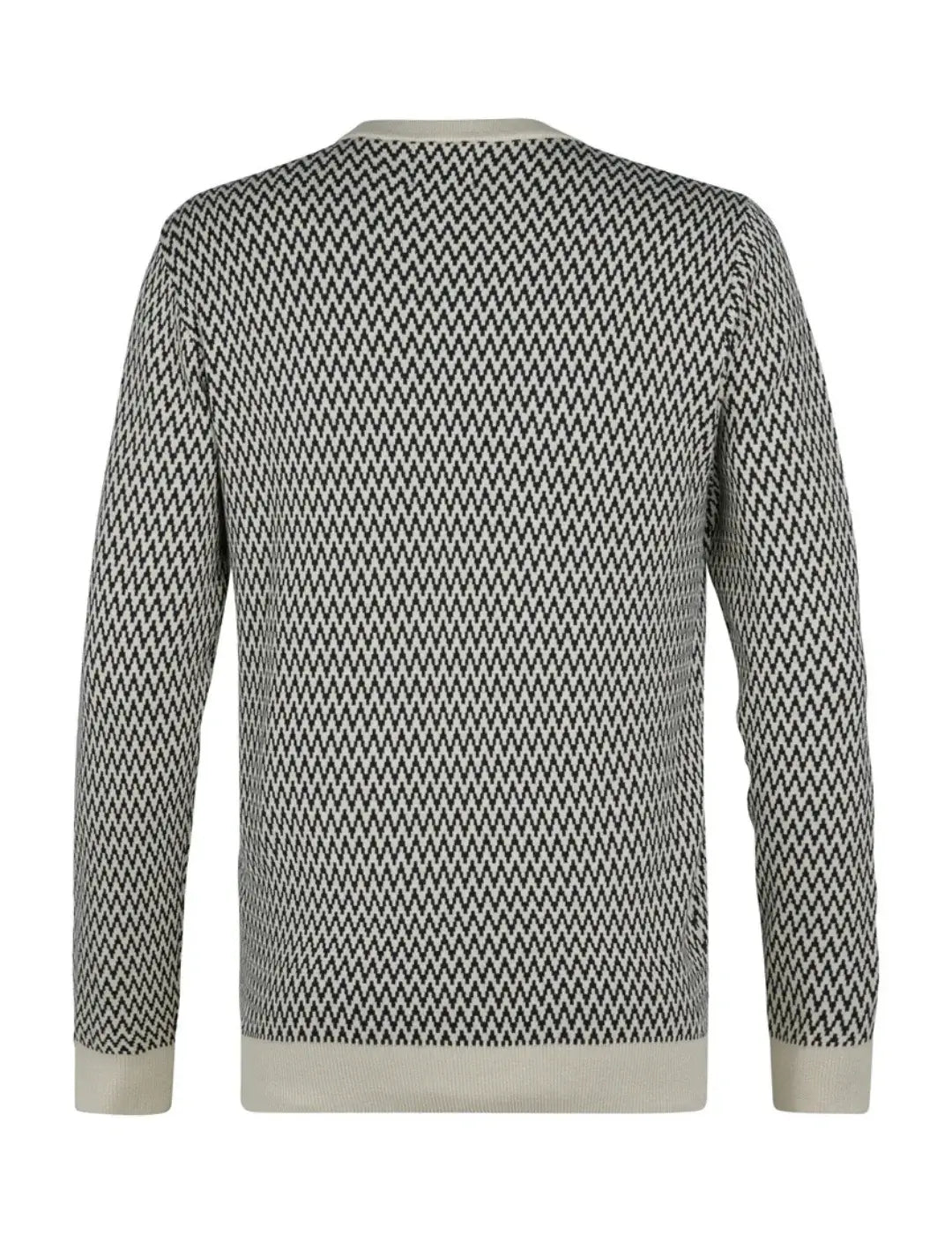 Jersey Jacquard Petrol Industries Juneau Crudo | Bicos de Fío