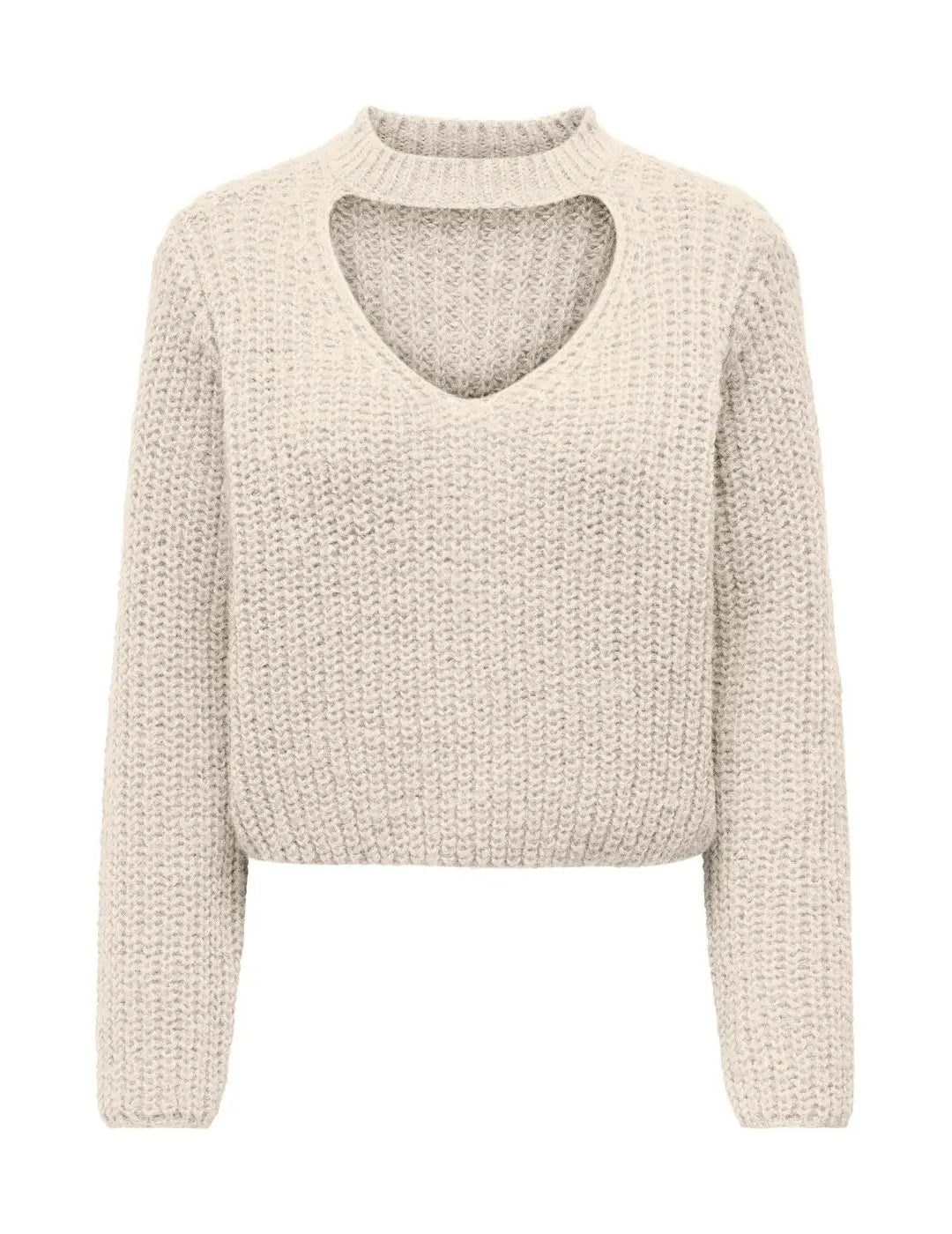 Jersey Corto Only Onlhenrietta Beige | Bicos de Fío