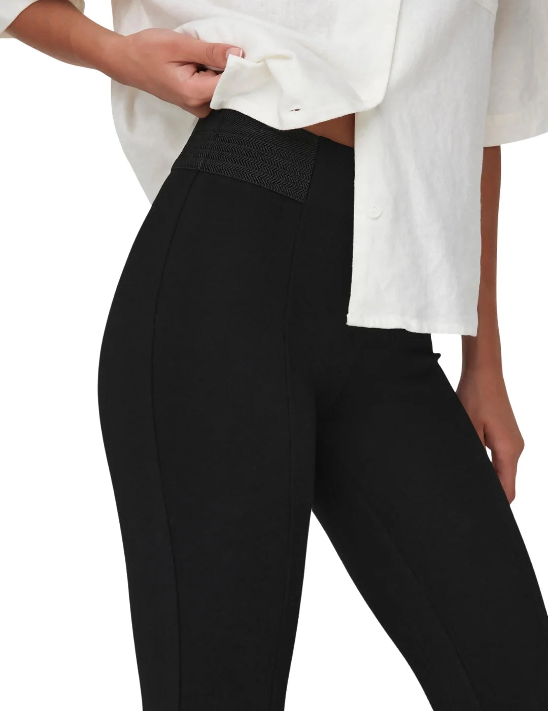 Leggings Skinny Cintura Alta Only Negro | Bicos de Fío