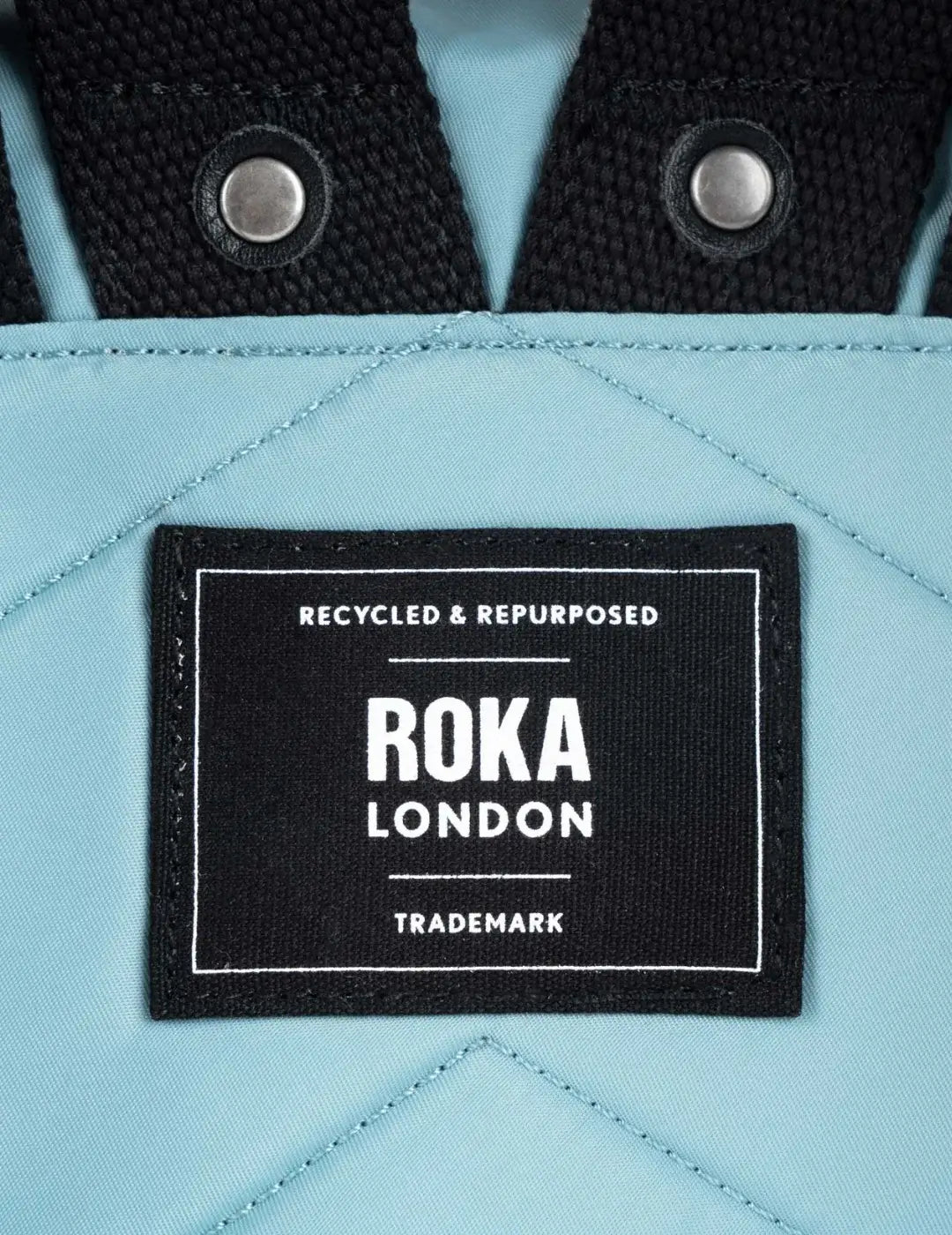 Mochila Roka Bantry B Small Black Label Azul | Bicos de Fío