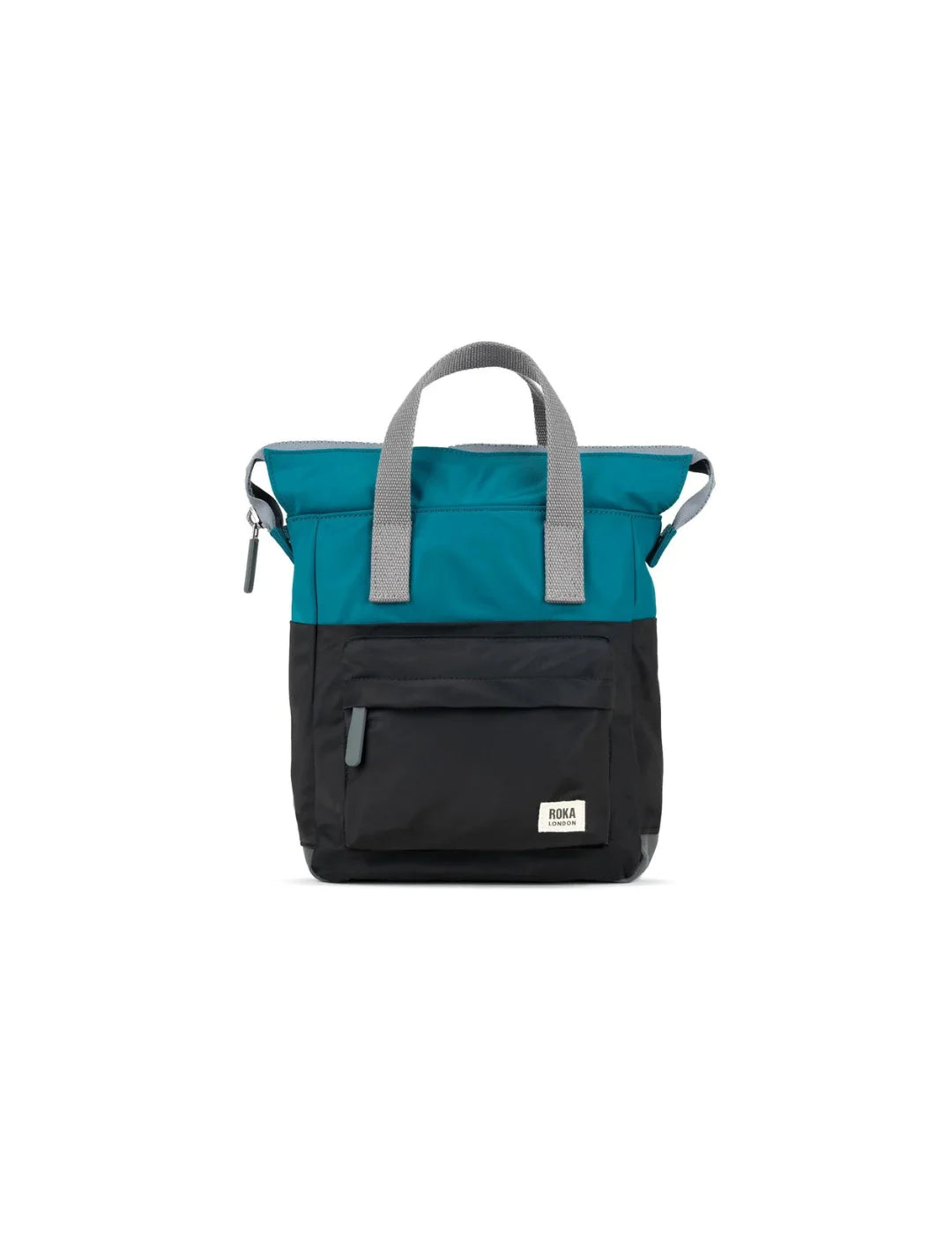 Mochila Roka Bantry B Small Two Tone Negro-Azul | Bicos de Fío