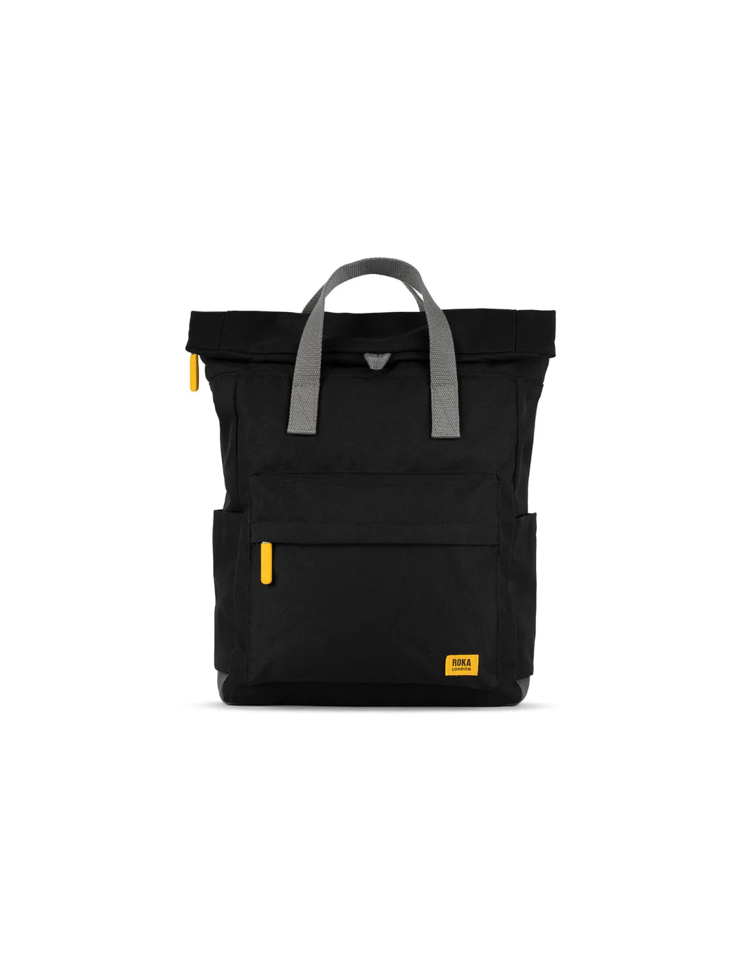 Mochila Roka Canfield B Medium Yellow Label Negro | Bicos de Fío