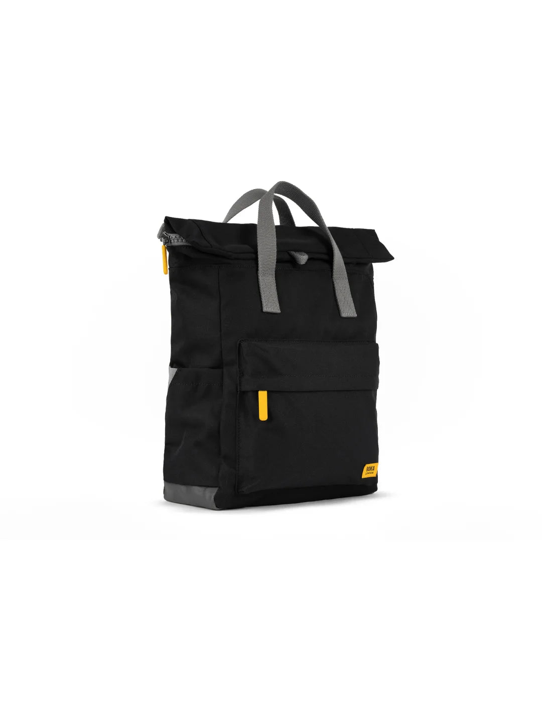 Mochila Roka Canfield B Medium Yellow Label Negro | Bicos de Fío