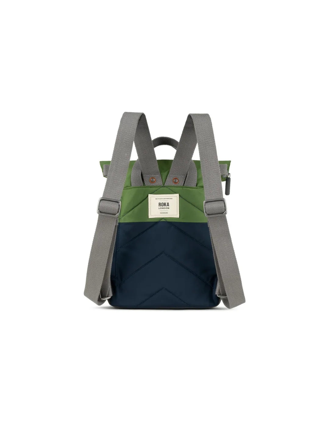 Mochila Roka Canfield B Small Two Tone Marino-Verde | Bicos de Fío