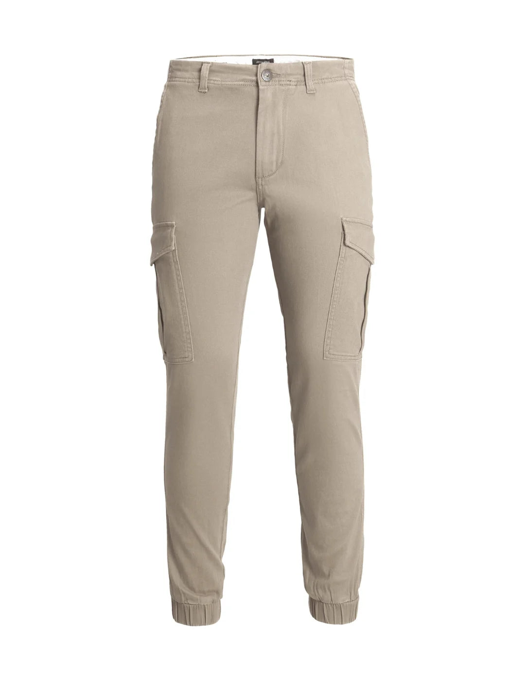 Pantalón Cargo Puño Jack and Jones Beige | Bicos de Fío