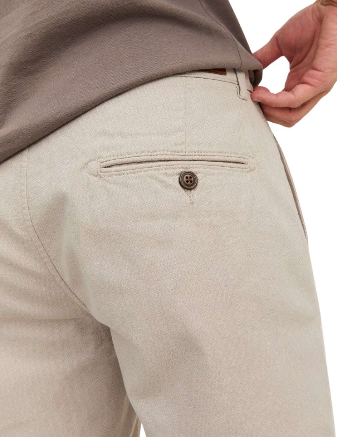 Pantalón corto chino beige Jack and Jones | Bicos de Fío