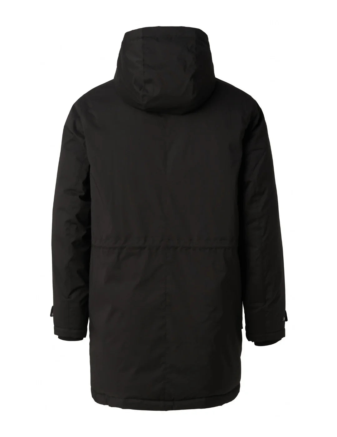 Parka Larga Acolchada Salsa Negro | Bicos de Fío