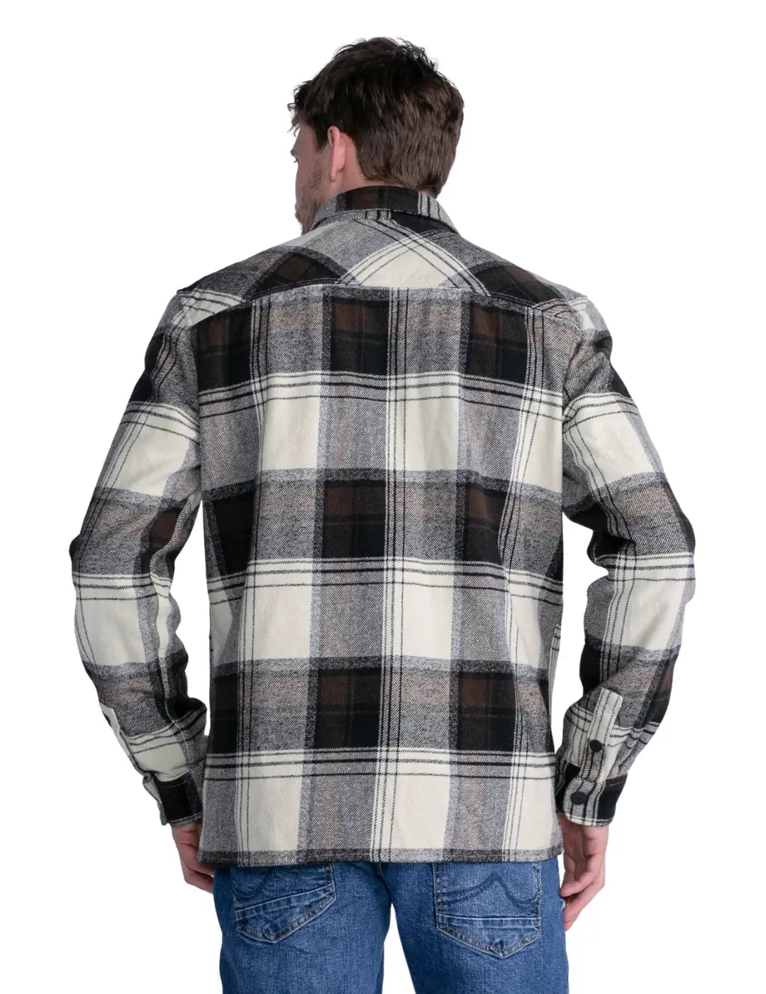 Sobrecamisa Cuadros Petrol Industries Beige | Bicos de Fío