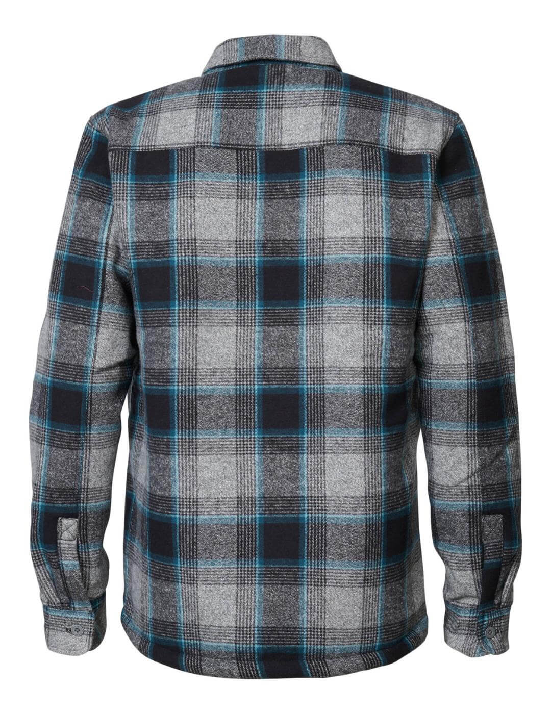 Sobrecamisa Cuadros Petrol Industries Negro | Bicos de Fío