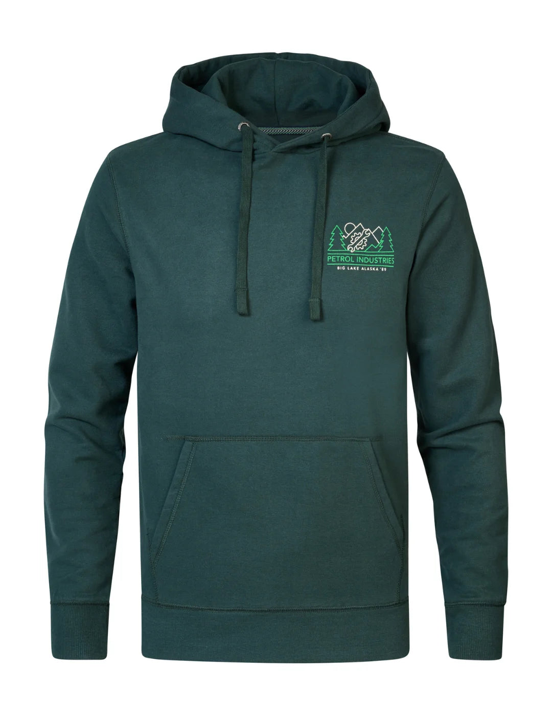 Sudadera Capucha Petrol Industries Tuluksak Verde | Bicos de Fío