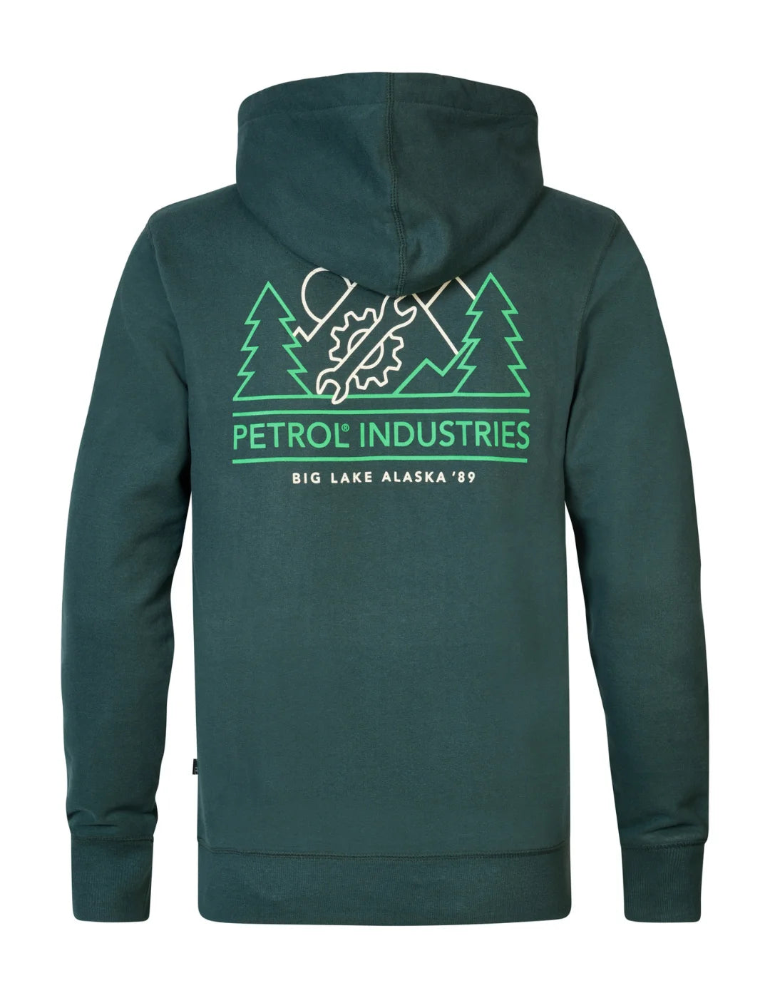 Sudadera Capucha Petrol Industries Tuluksak Verde | Bicos de Fío