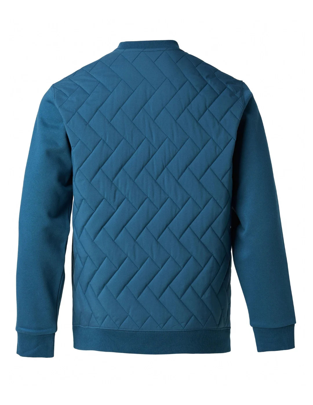 Sudadera Hombre Salsa Detalle Acolchado Azul | Bicos de Fío