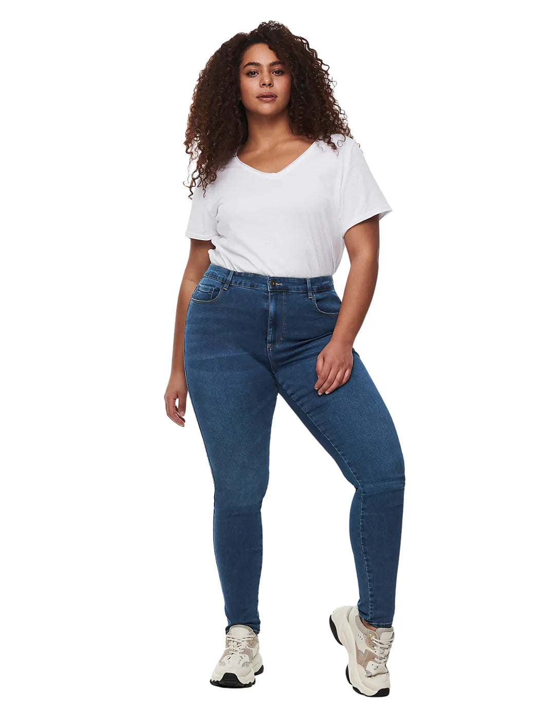 Vaqueros Curvy Only Carmakoma Caraugusta Azul | Bicos de Fío