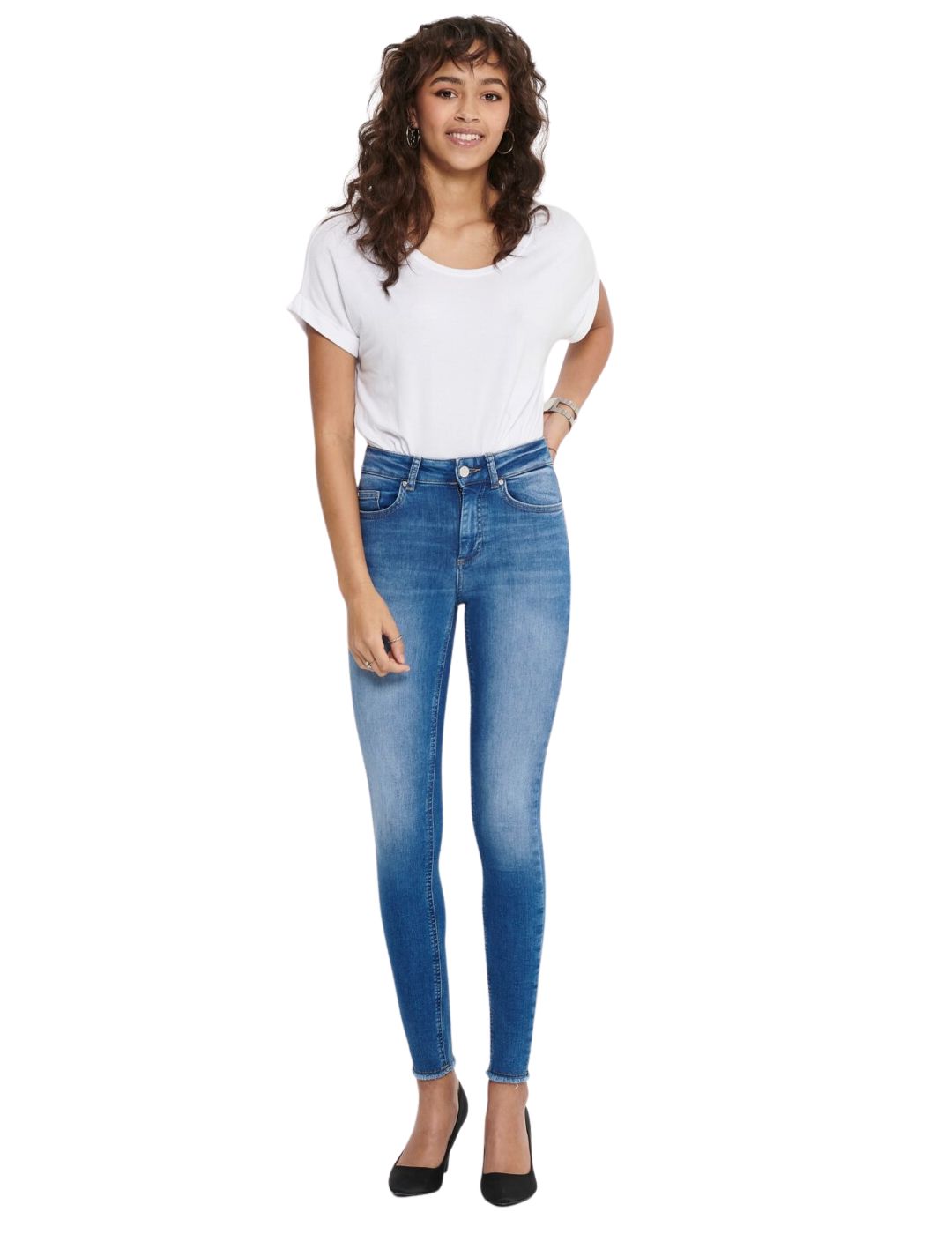 Vaqueros Skinny Only Onlblush Azul | Bicos de Fío