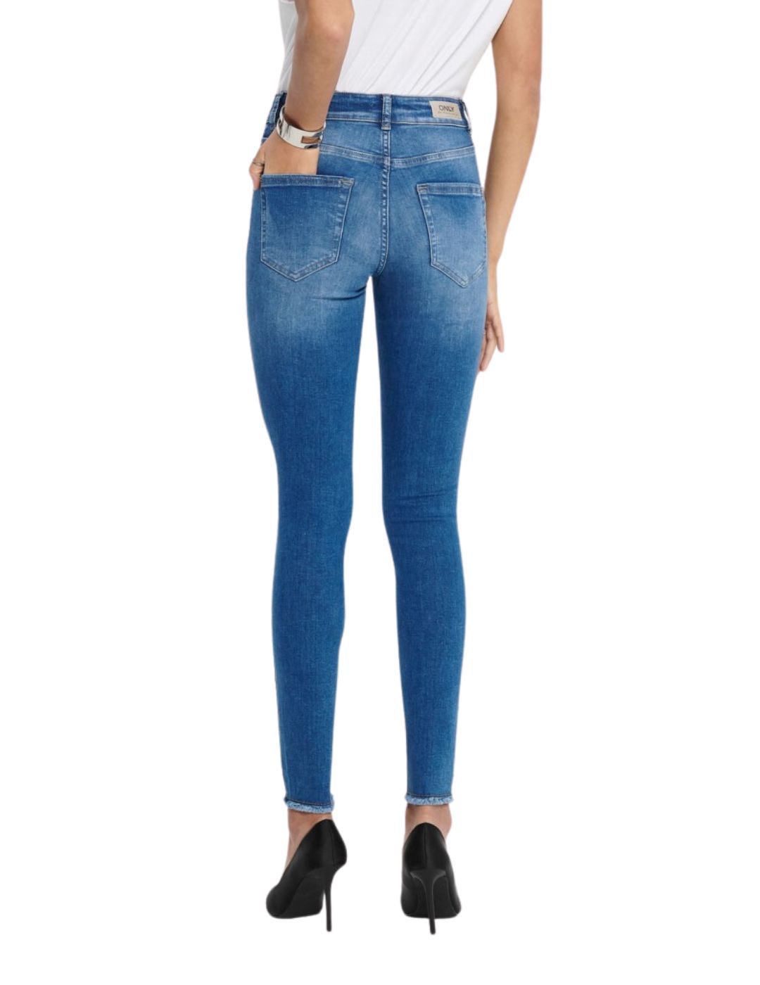 Vaqueros Skinny Only Onlblush Azul | Bicos de Fío