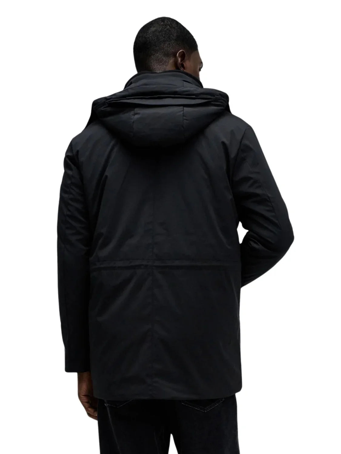 Parka Impermeable Salsa Jeans Negro | Bicos de Fío