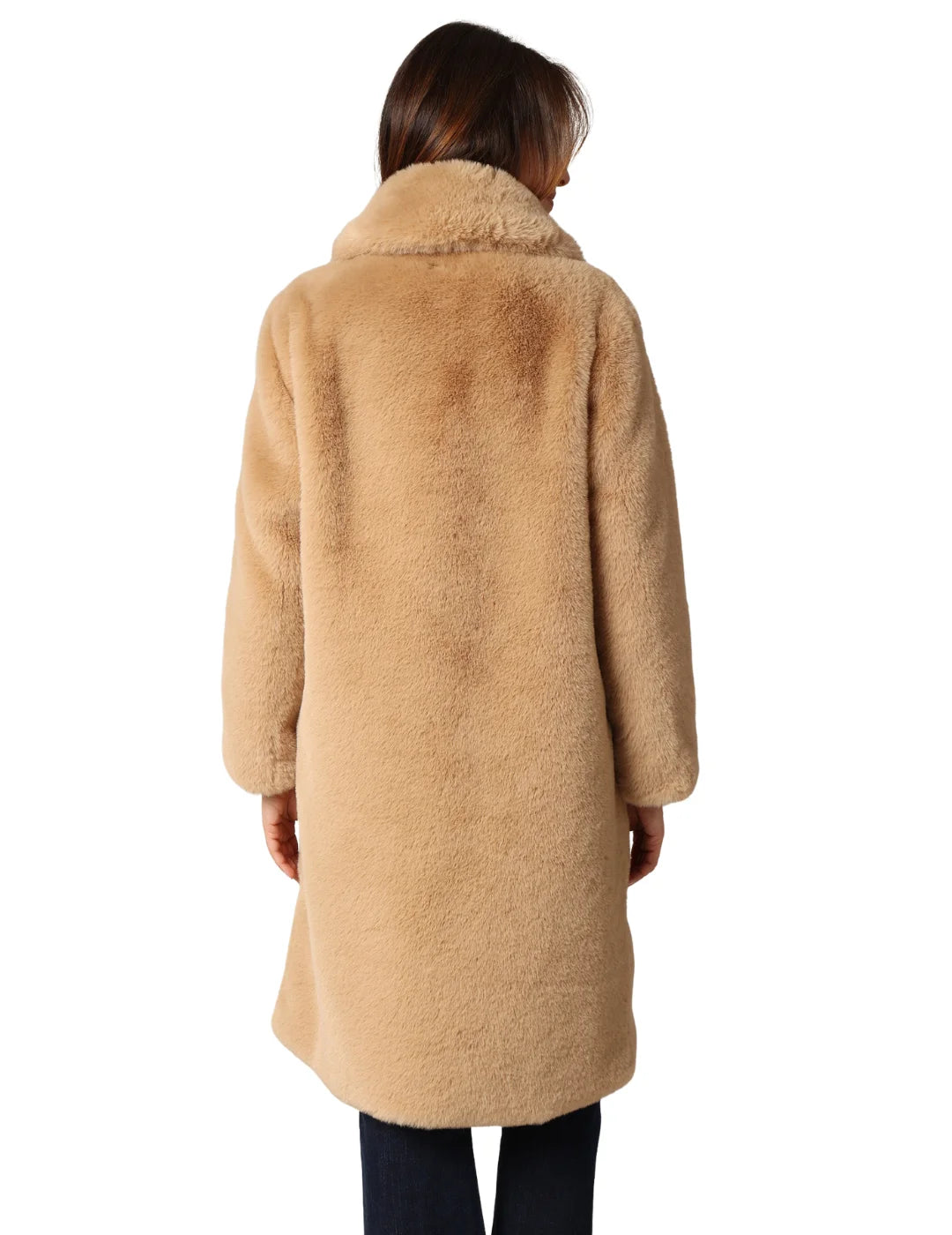 Abrigo Pelo DEELUXE Dressy Camel | Bicos de Fío