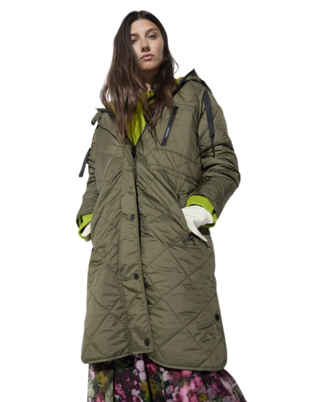 Anorak Acolchado Lola Casademunt Verde | Bicos de Fío