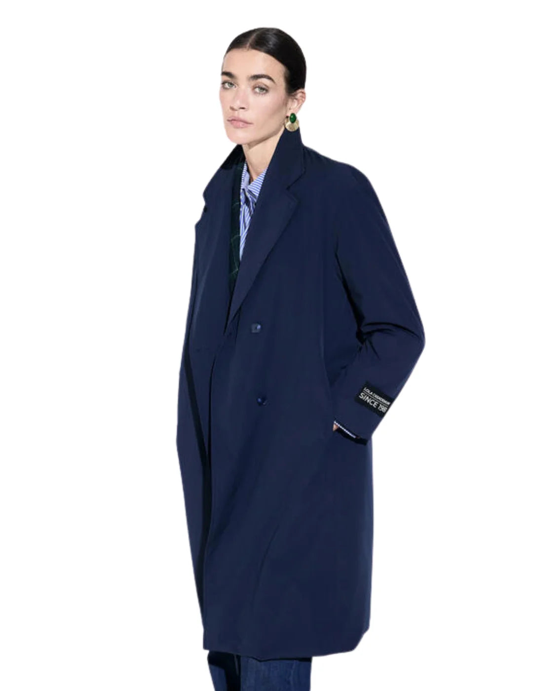 Anorak Tejido Técnico Lola Casademunt Azul Marino | Bicos de Fío