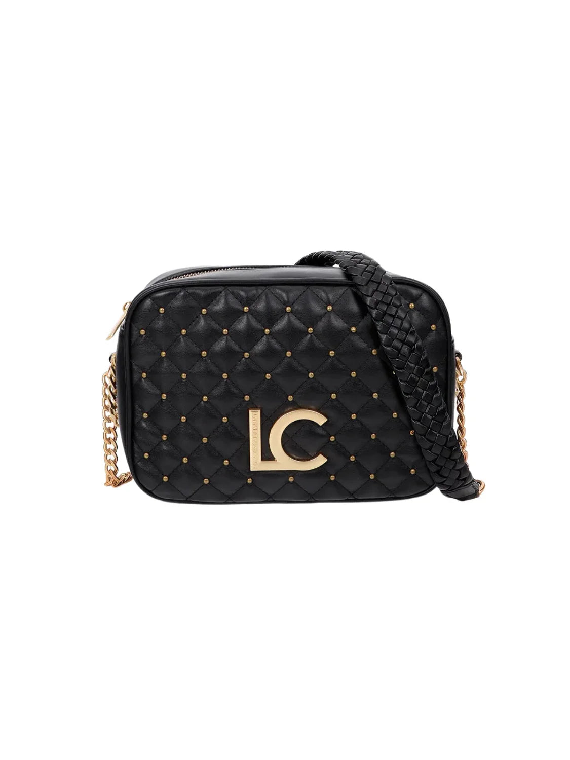 Bandolera Lola Casademunt Mini Tachas Negro | Bicos de Fío