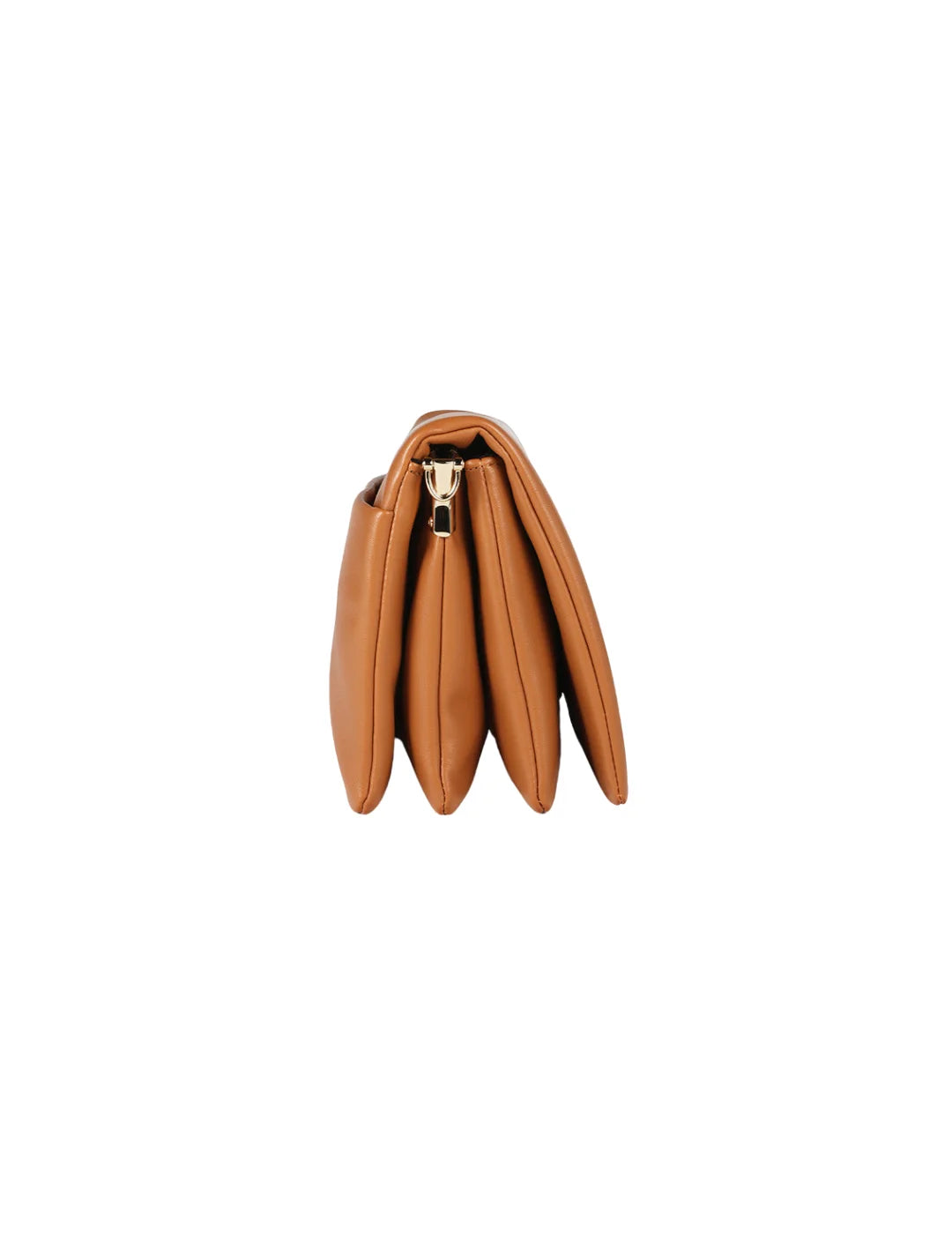 Bandolera Efecto Piel Solapa Lola Casademunt Camel | Bicos de Fío