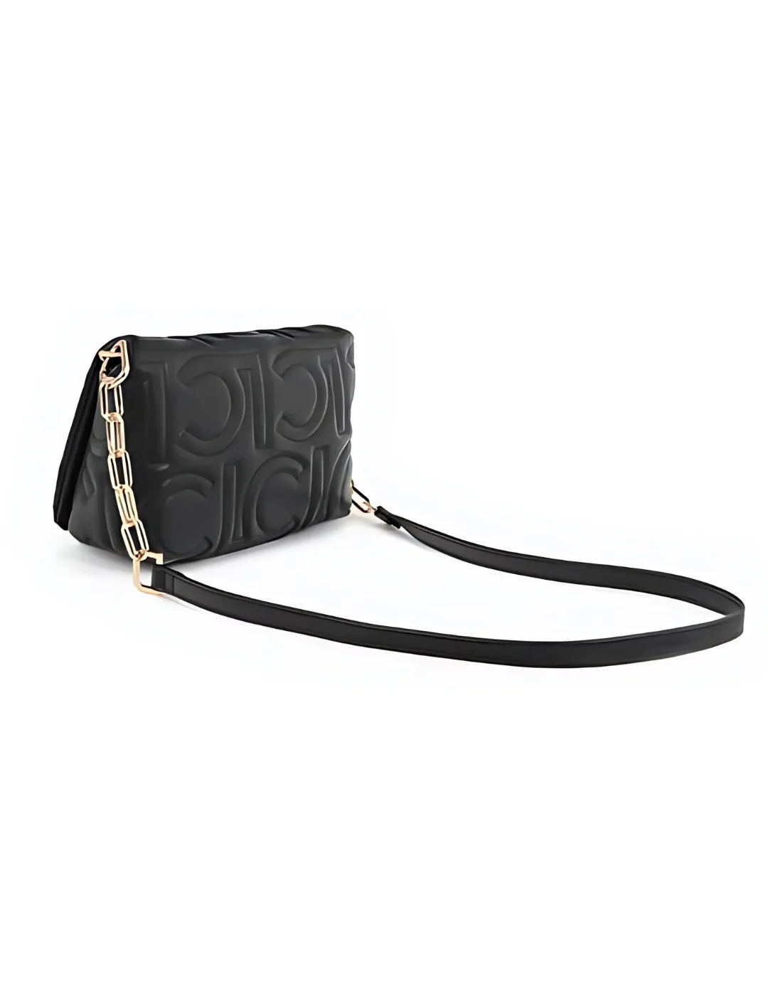 Bandolera Lola Casademunt Mix Cadena Negro | Bicos de Fío